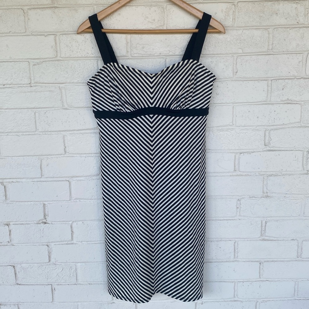 Athleta Stripe Pura Swim Dress - Picture 2 of 8